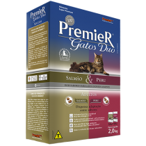 Premier Gatos Adultos Duo Salmão e Peru - 2 kg Premier Gatos Adultos Duo Salmão e Peru - 2 kg